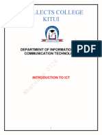 Introduction to ICTKNEC Notes