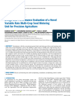 Design and Performance Evaluation of A Novel Variable Rate Multi-Crop Seed Metering Unit For Precision Agriculture