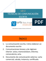 UD 2 Técnicas de Comunicación Escrita