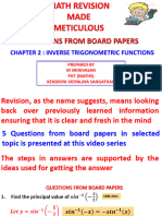 Board Questions - Inverse Trig Functions