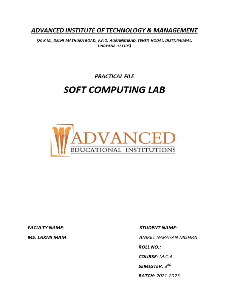 Practical file of sc pdf matlab numerical analysis