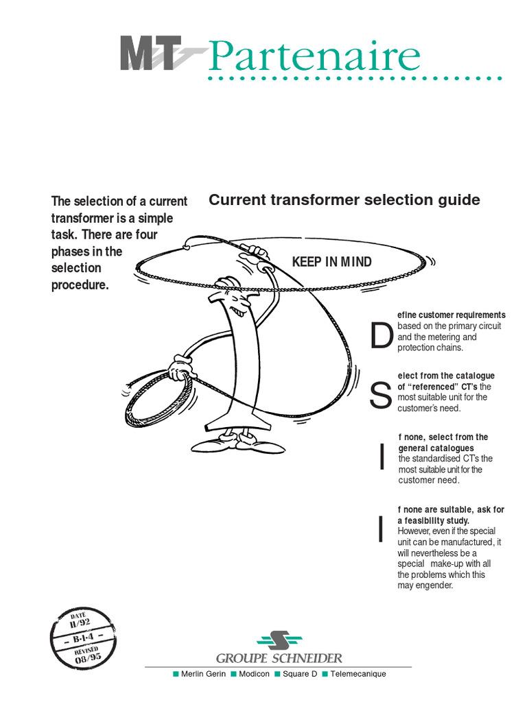 Current Transformer Selection Guide | PDF | Transformer | Electrical ...