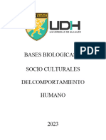 Bases Biologicas y Socio Culturales Del Comportamiento Humano