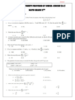 Math Work Sheet Grade 12 Unit 1 Sequence &series