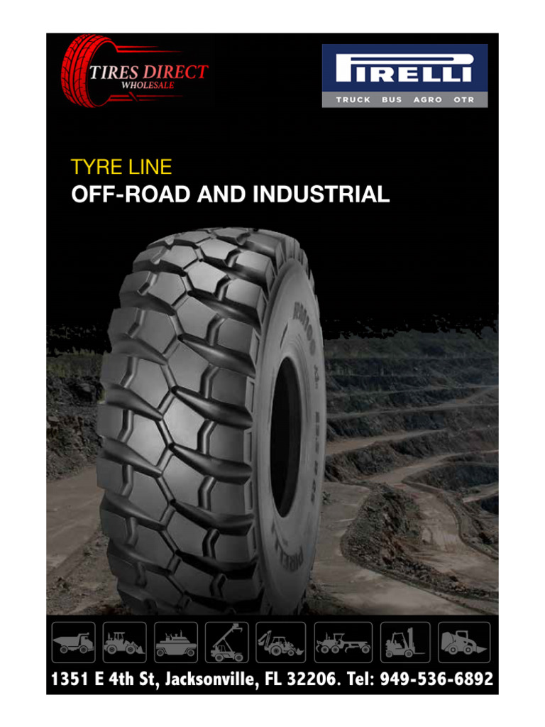 Pirelli Catalogo Otr PDF Tire Loader (Equipment)