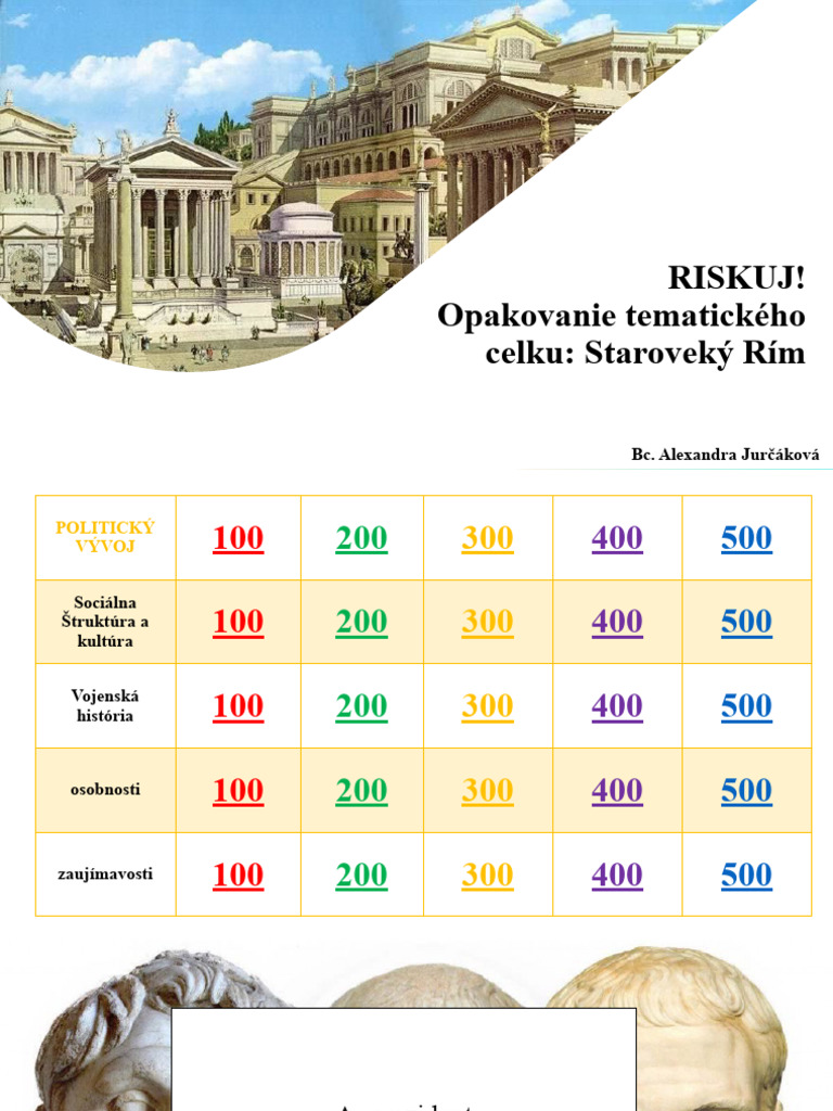 Riskuj Staroveký Rím | PDF