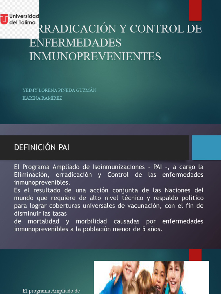 Control de Enfermedades Inmunoprevenibles | PDF