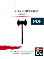 2825225-Barbarian Subclasses Vol. 1 - DragonRoc RPG Design - Version 1.0