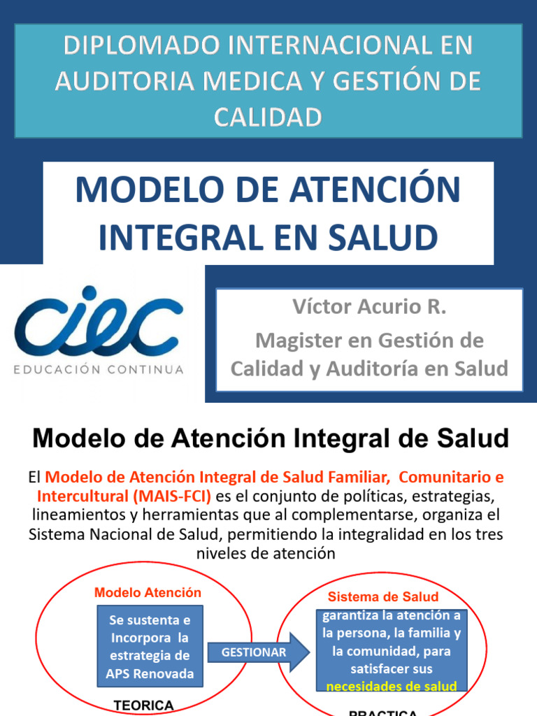 Modelo de Atención Integral en Salud | PDF | Hospital | Planificación