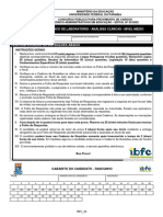 Ibfc 2023 Ufpb Tecnico de Laboratorio Analises Clinicas Prova