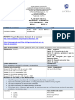 Planeación Mensual Noviembre 2023 Primero Secundaria