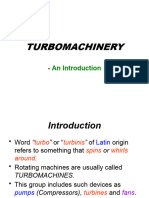 Intro To Turbomachines