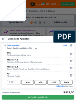 Sport Recife - Atlético-GO Futebol Odds Betano