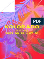 Kolorado 2023 Programfuzet