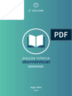 Escola Bíblica Dominical - Ago-Dez - 2023