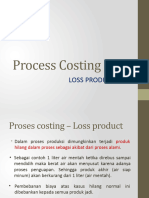 Process Costing-Loss Product