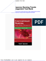 Contemporary Nursing Trends Management Test Bank