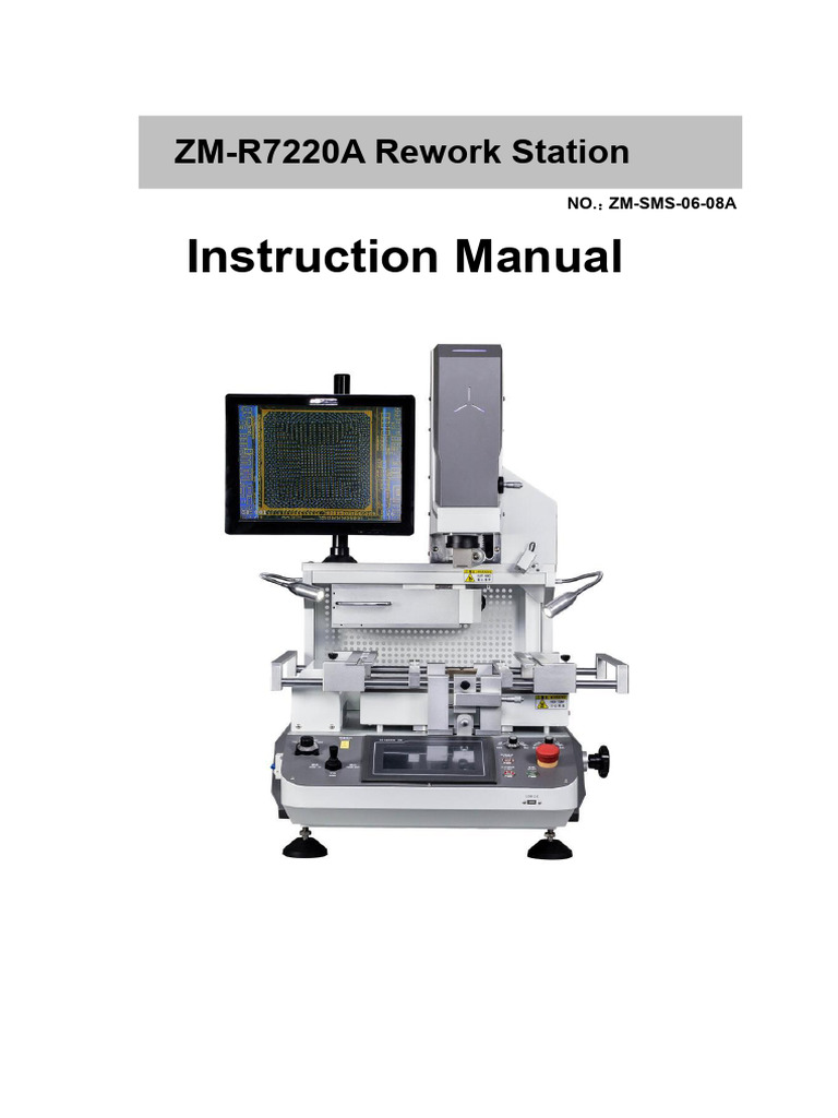 ZM-R7220A Rework Station Manual | PDF | Printed Circuit Board