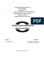 Derecho Procesal Penal Escrito Acusatorio Control Formal y Material - Erika Guillen, Alicia Moreno