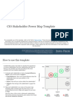 06 CIO Stakeholder Power Map Template