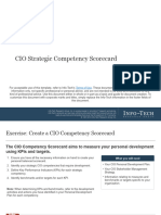 11 CIO Strategic Competency Scorecard
