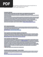 Lista de Cursos Atualizada