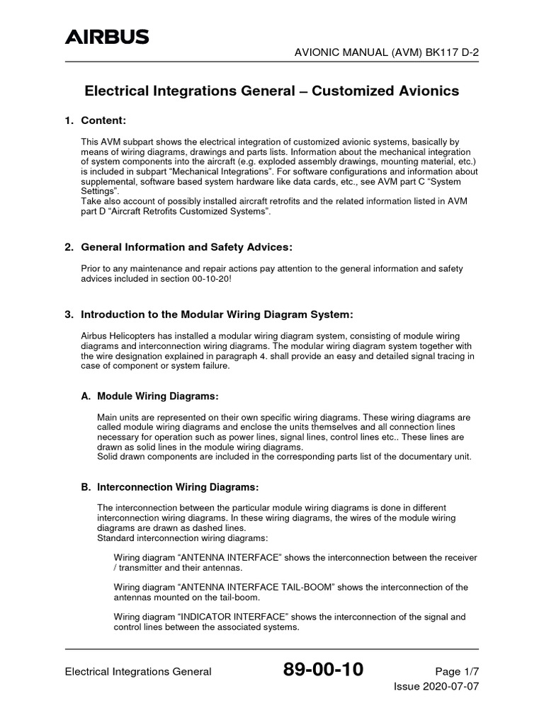 Electrical Integrations General - Customized Avionics: Content: 1 | PDF ...