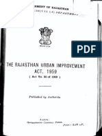 Rajasthan Urban Improvement Act, 1959
