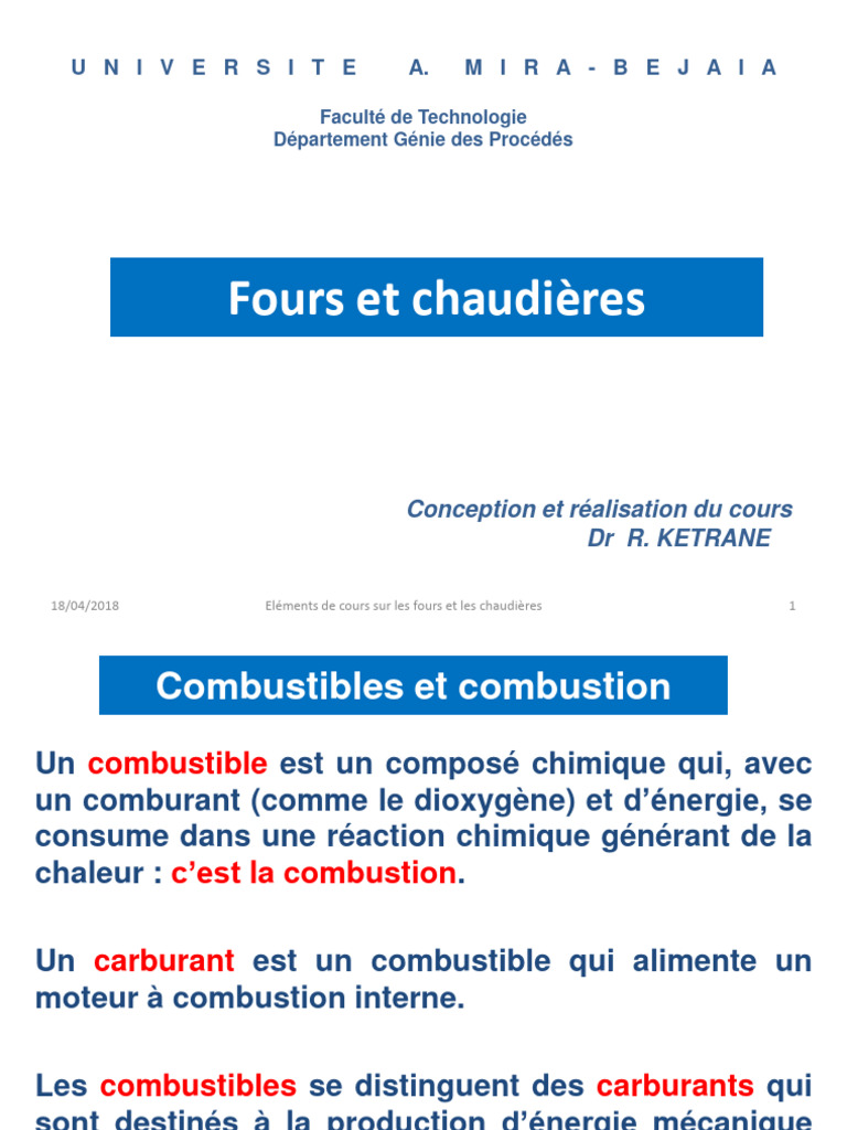 Combustibles et comburants en combustion | PDF | Combustible | La ...