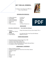 Sintesis Curricular Zaylen Vergara PDF