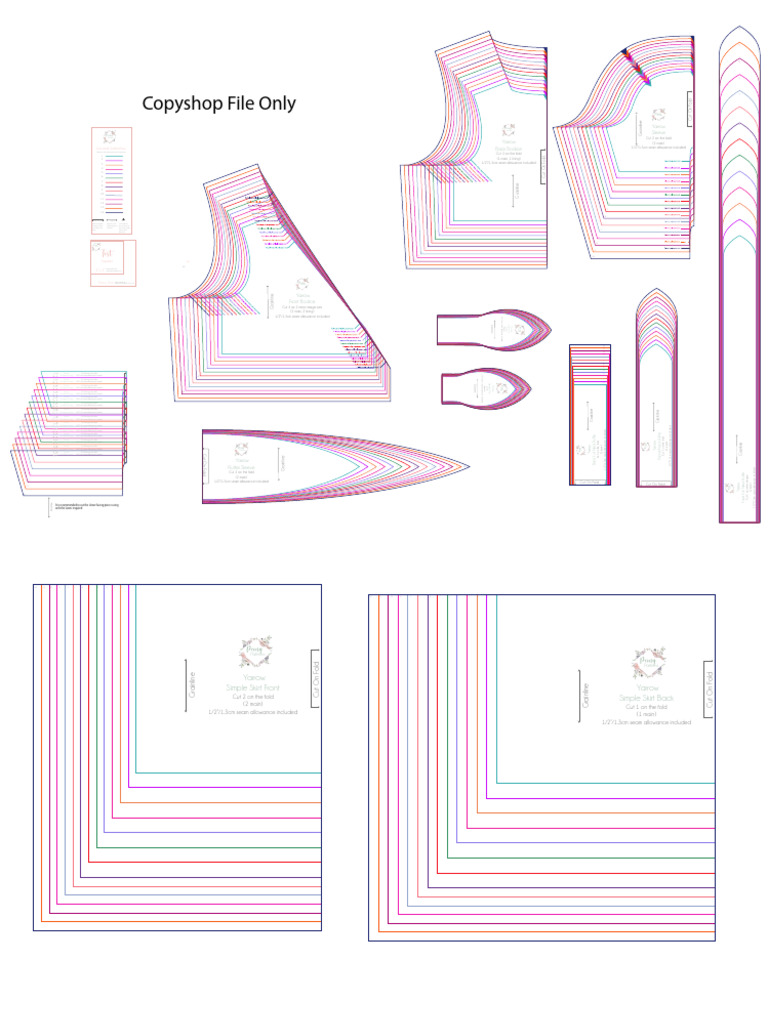 Peony Patterns Yarrow A0 File PDF Clothing Sewing