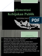 Implementasi Kebijakan