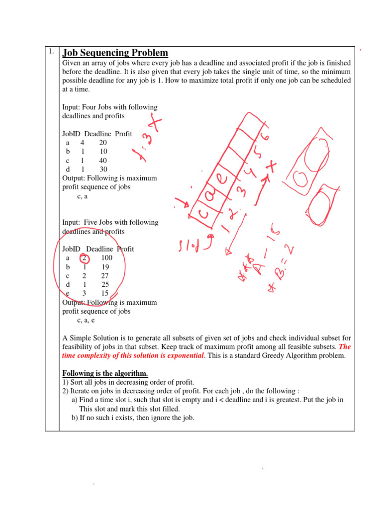Greedy Problem List | PDF | Time Complexity | Algorithms