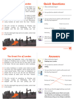 The Great Fire of London Activity Card