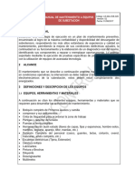 LE-MA-CSE-020 Manual de Mantenimiento A Equipos de La Subestacion