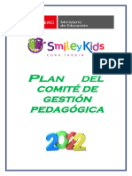 PLAN DE COMITE DE GESTIÓN PEDAGÓGICA 2022 Smiley Kids