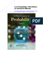 First Course in Probability 10th Edition Ross Solutions Manual