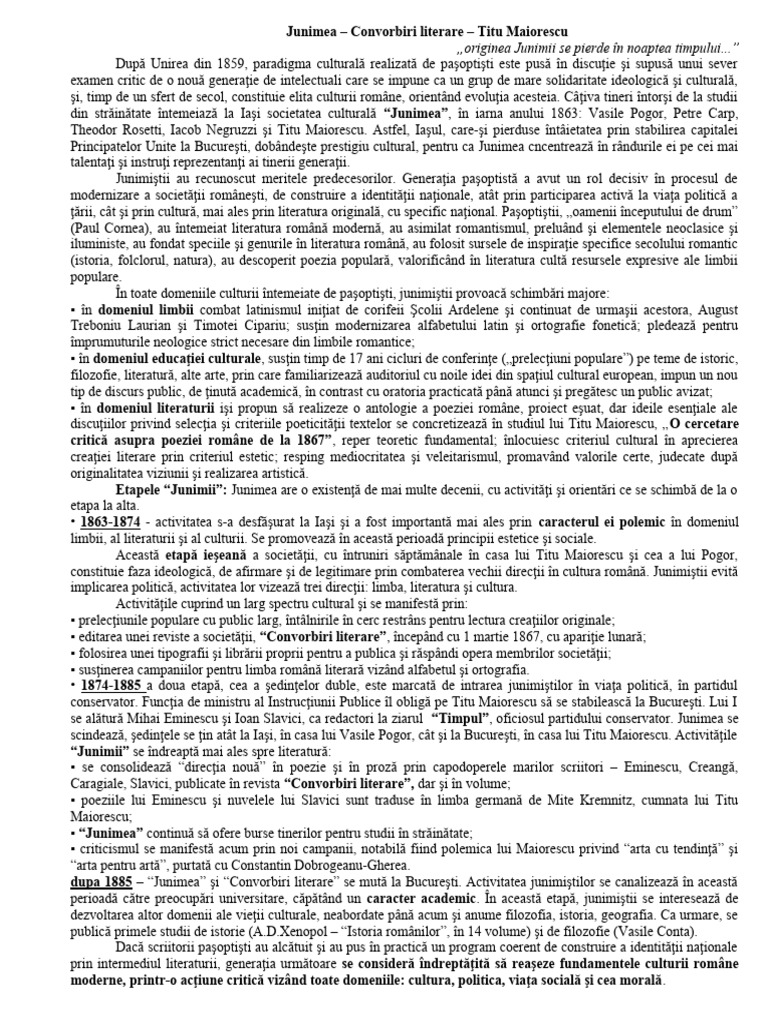 Junimea | PDF