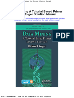 Data Mining A Tutorial Based Primer 2nd Roiger Solution Manual