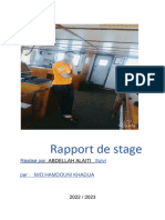 Rapport de Stage: Réalisé Par: Suivi Par: M/D Hamdouni Khadija
