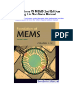 Foundations of Mems 2nd Edition Chang Liu Solutions Manual
