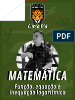 ESA MATEMÁTICA - Função, Equação e Inequação Logarítmica