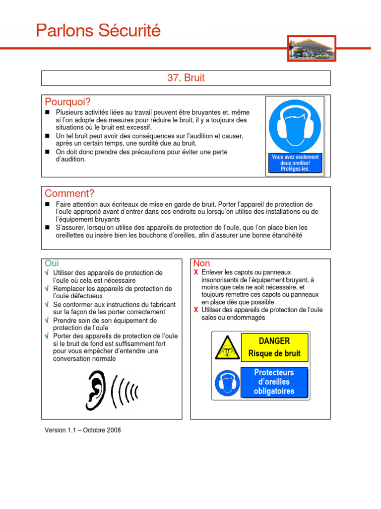 Affiche de sécurité: DANGER Niveau de bruit élevé protection auditive  obligatoire