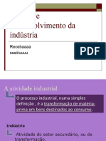 Aula de Geografia Da Industria