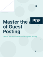 Master The Art of Guest Posting