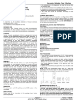 HCG Cassette (Urine) Insert