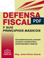 La Defensa Fiscal y Sus Principios Básicos