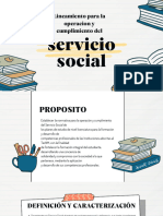Lineamiento para La Operacion y Cumplimiento Del: Servicio Social