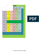 Plantilla de Horario de CLASE