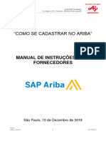 Manual Instrucoes Fornecedores Como Cadastrar Ariba Final